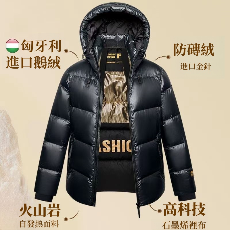 你穿過自動發熱的高顏值羽絨服嗎？男女同款 關鍵還退貨包運費 支持七天無理由退貨退款